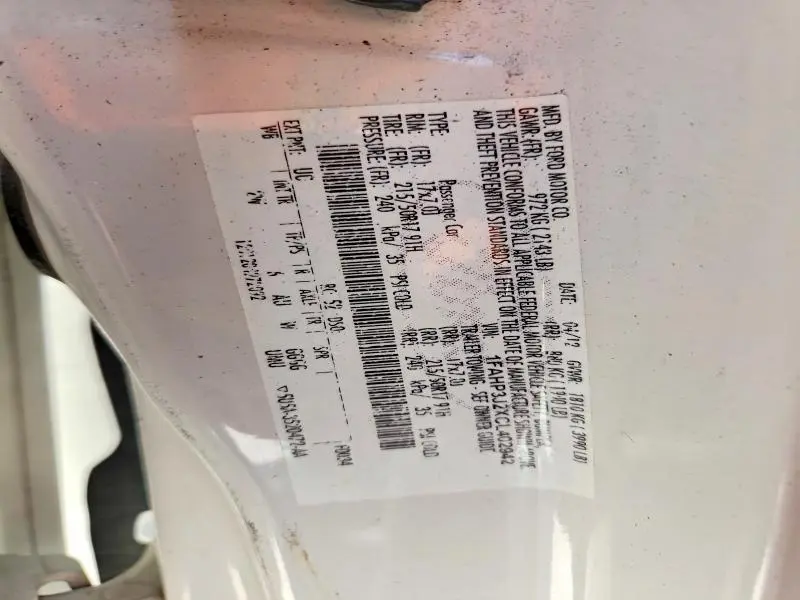 2012 FORD FOCUS TITANIUM  