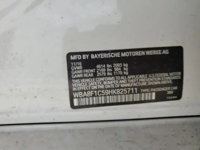2017 BMW 328 D XDRIVE