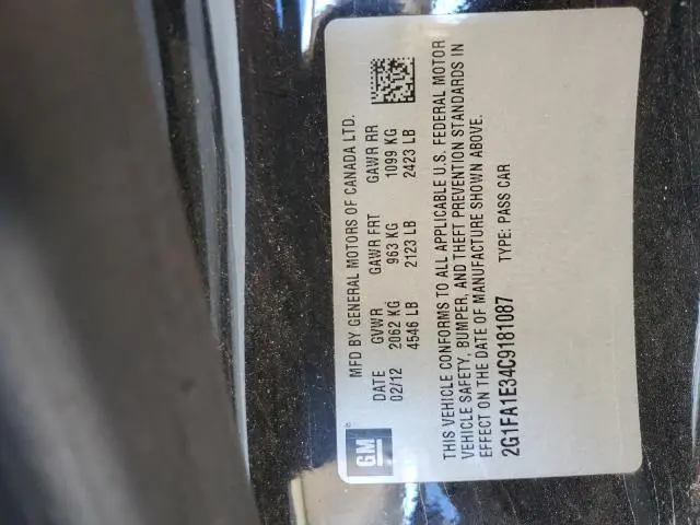 2012 CHEVROLET CAMARO LS  