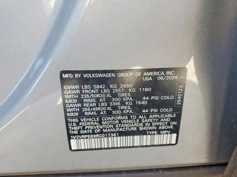 2024 VOLKSWAGEN ID.4 PRO S  
