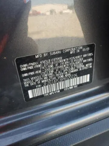 2023 SUBARU CROSSTREK PREMIUM  