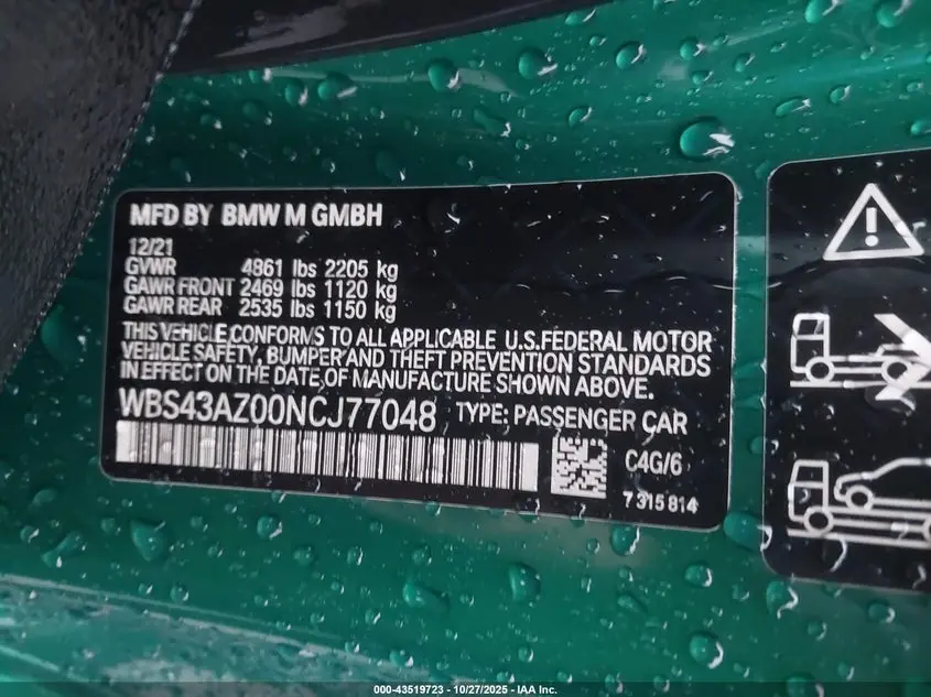 2022 BMW M4 COMPETITION XDRIVE