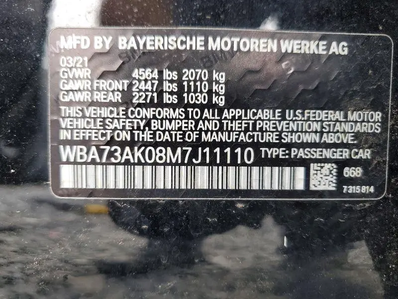 2021 BMW 228XI   