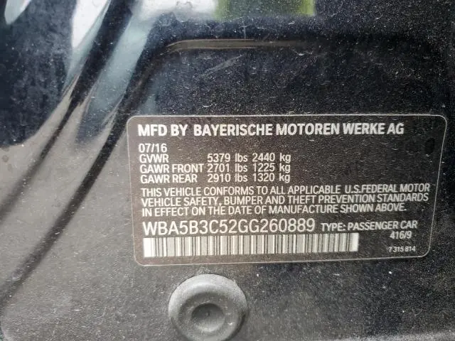 2016 BMW 535 XI  