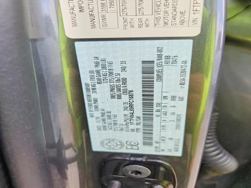 2024 FORD F150 TREMOR  