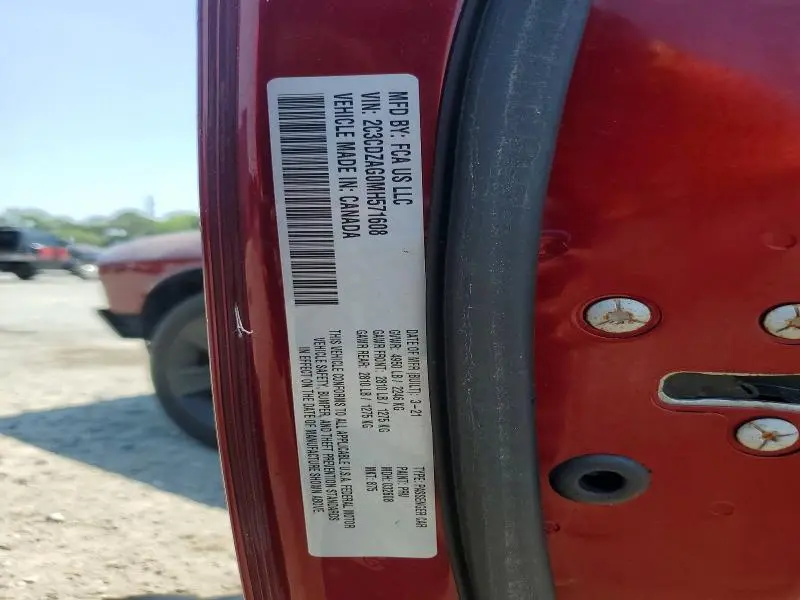 2021 DODGE CHALLENGER SXT  