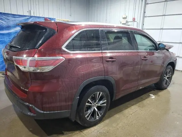 2016 TOYOTA HIGHLANDER XLE  