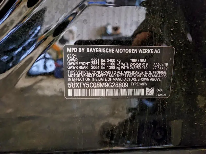 2021 BMW X3 XDRIVE30I  