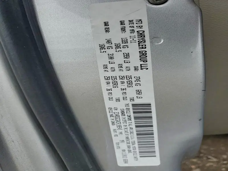 2012 DODGE GRAND CARAVAN SXT  