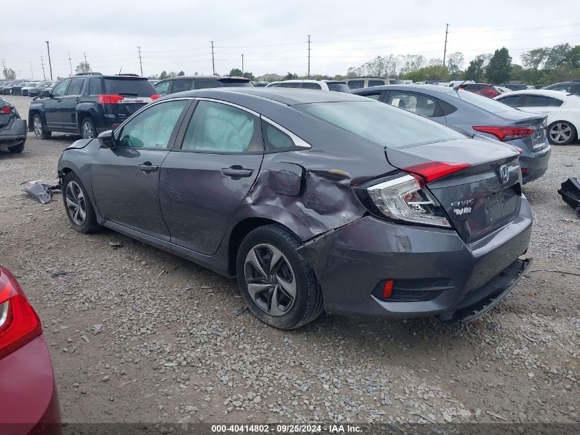 2019 HONDA CIVIC LX