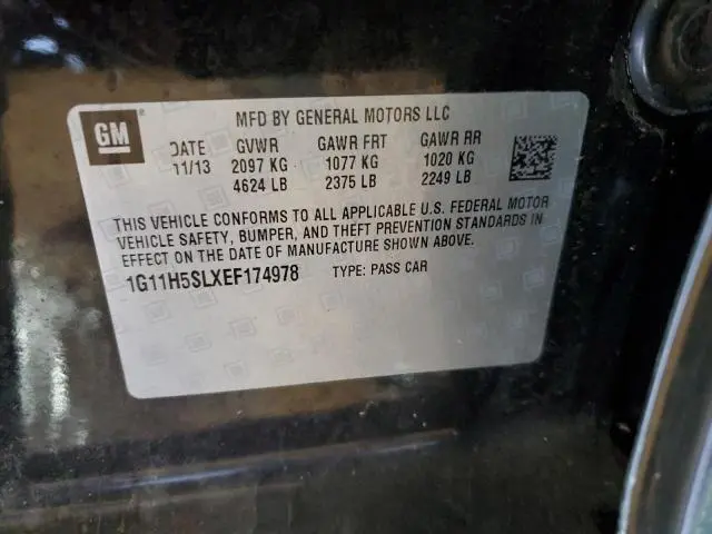 2014 CHEVROLET MALIBU LTZ