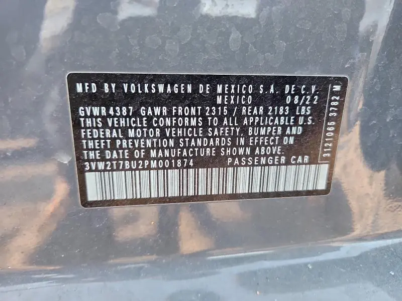 2023 VOLKSWAGEN JETTA GLI AUTOBAHN  