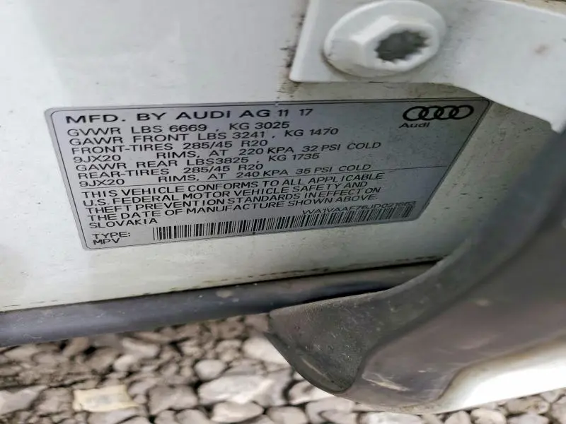 2018 AUDI Q7 PRESTIGE  