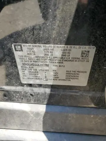 2018 GMC TERRAIN SLE  