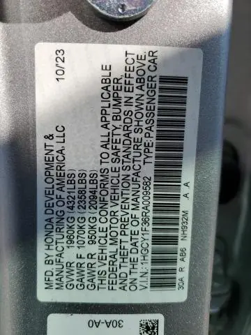 2024 HONDA ACCORD EX  