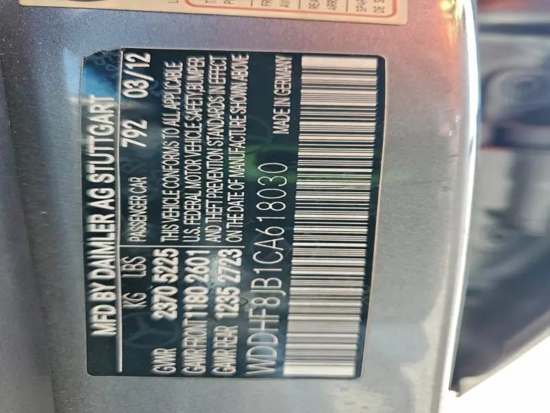 2012 MERCEDES-BENZ E 350 4MATIC  