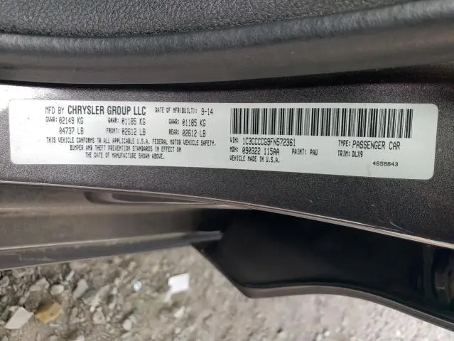2015 CHRYSLER 200 C  