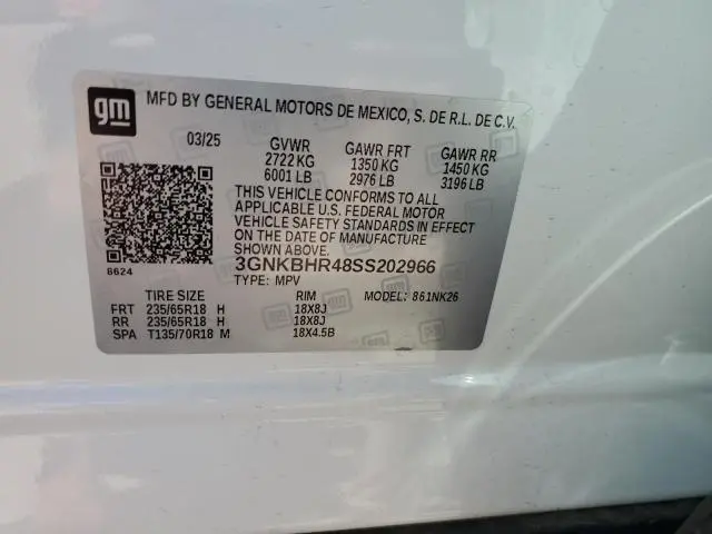 2025 CHEVROLET BLAZER 2LT  