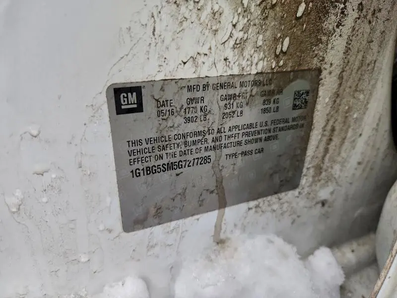 2016 CHEVROLET CRUZE PREMIER  