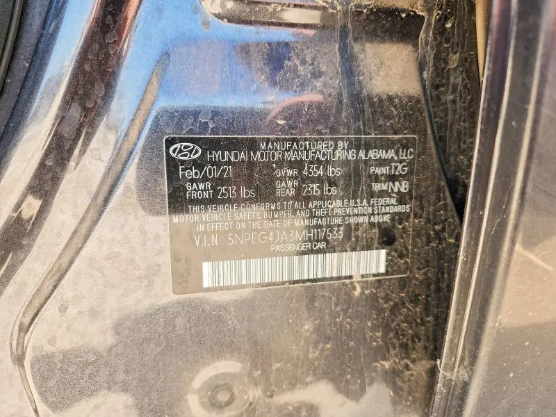 2021 HYUNDAI SONATA SE  