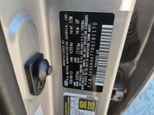 2013 KIA OPTIMA EX  
