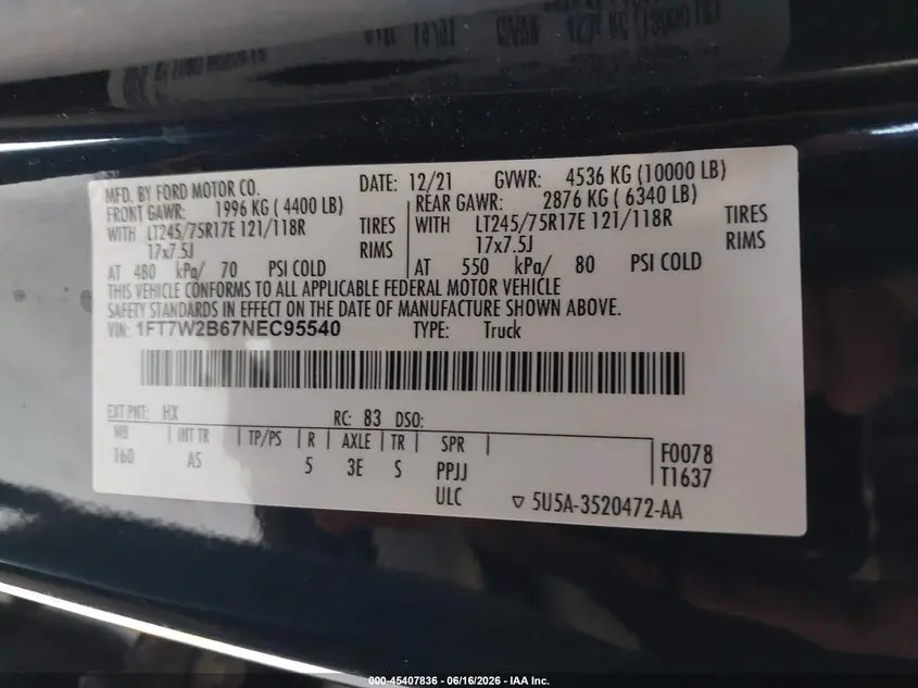 2022 FORD F-250  