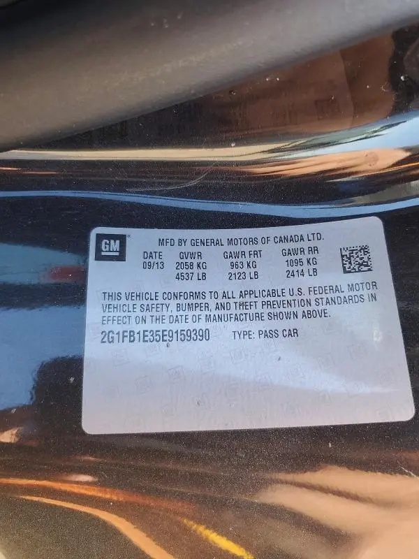 2014 CHEVROLET CAMARO LT  