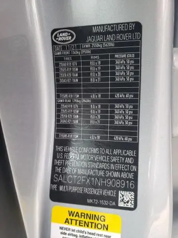 2022 LAND ROVER DISCOVERY SPORT S R-DYNAMIC  