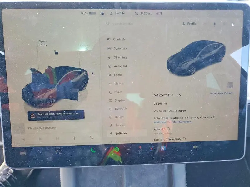 2023 TESLA MODEL 3   