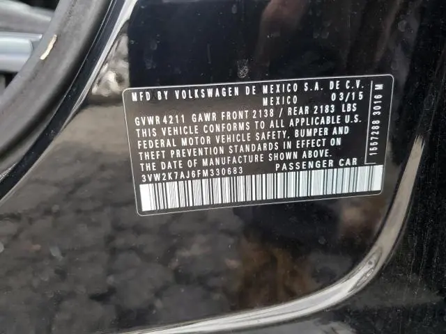 2015 VOLKSWAGEN JETTA BASE  