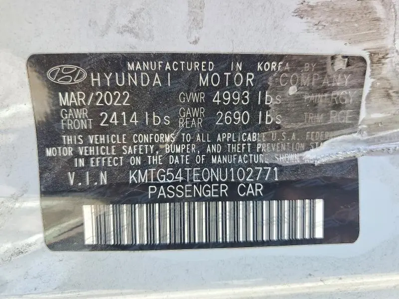 2022 GENESIS G70 3.3T STANDARD  