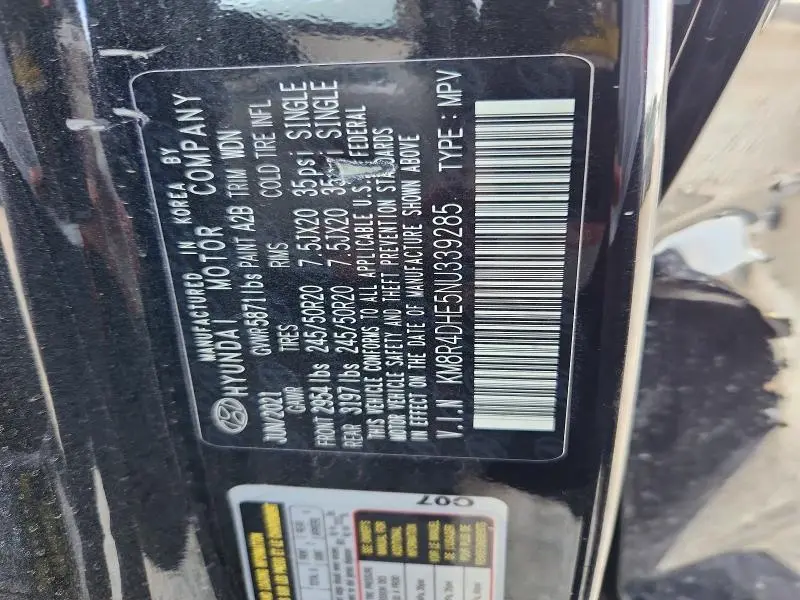 2022 HYUNDAI PALISADE SEL  