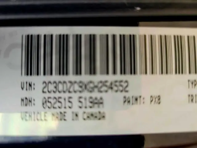 2016 DODGE CHALLENGER SRT HELLCAT  