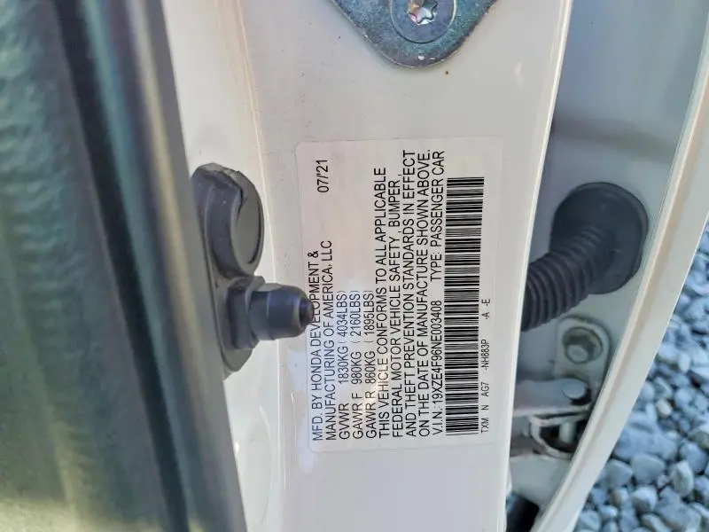 2022 HONDA INSIGHT TOURING  