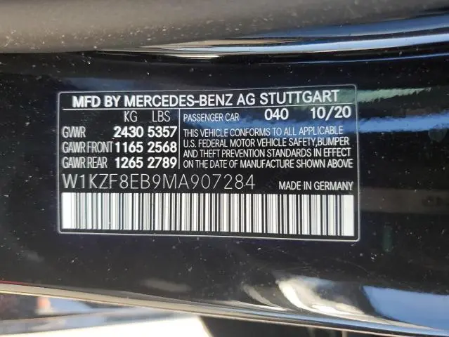 2021 MERCEDES-BENZ E 350 4MATIC  