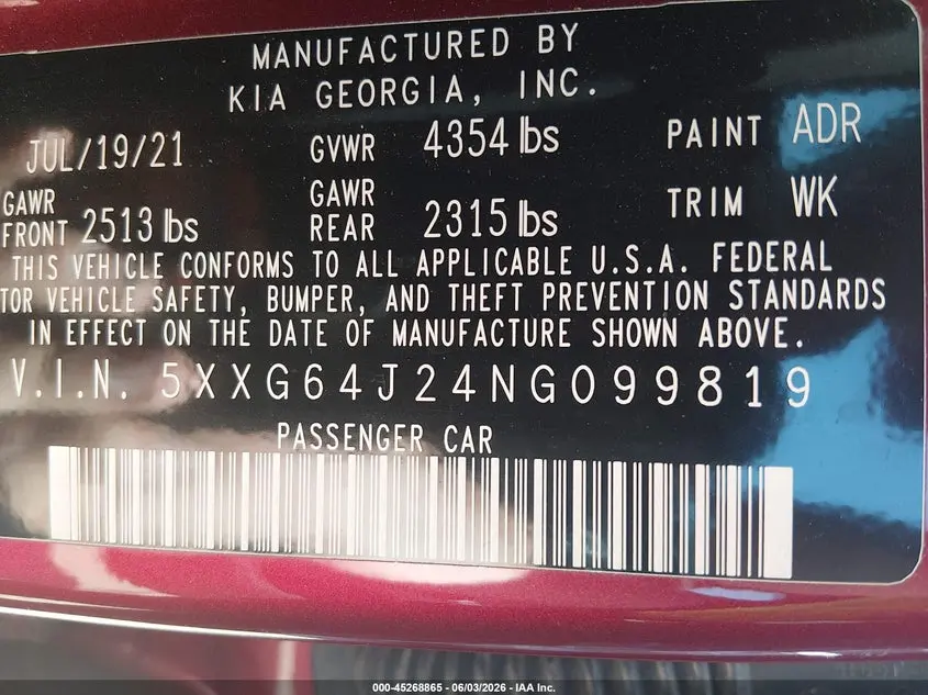 2022 KIA K5 GT-LINE