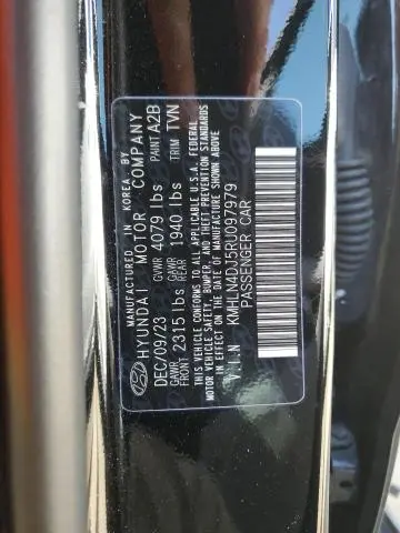 2024 HYUNDAI ELANTRA LIMITED