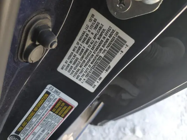 2010 HONDA CIVIC LX  