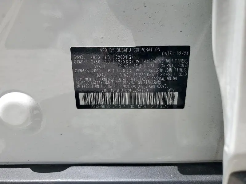 2024 SUBARU OUTBACK LIMITED  