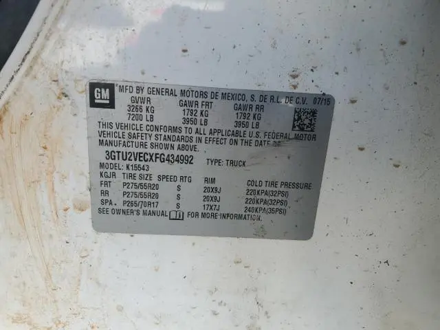 2015 GMC SIERRA K1500 SLT  
