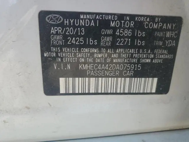 2015 HYUNDAI SONATA HYBRID  