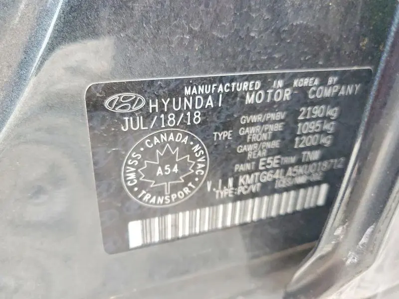 2019 GENESIS G70 ADVANCED  