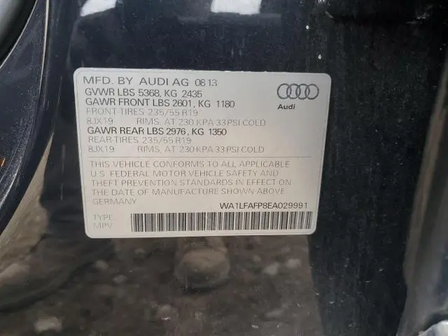 2014 AUDI Q5 PREMIUM PLUS  