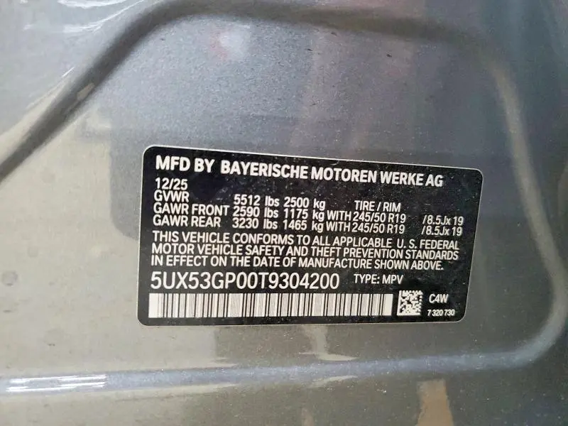 2026 BMW X3 30 XDRIVE  