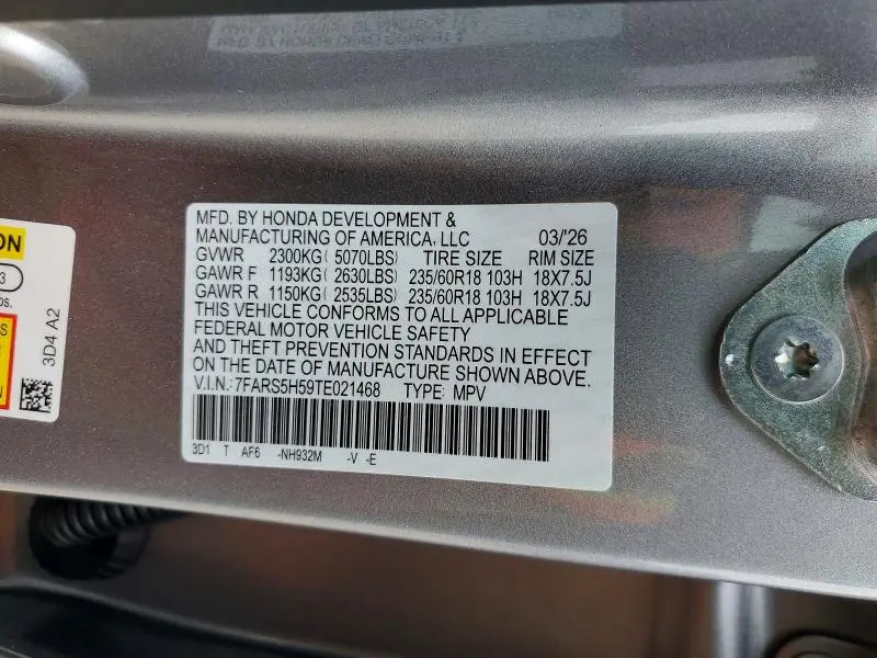 2026 HONDA CR-V SPORT  