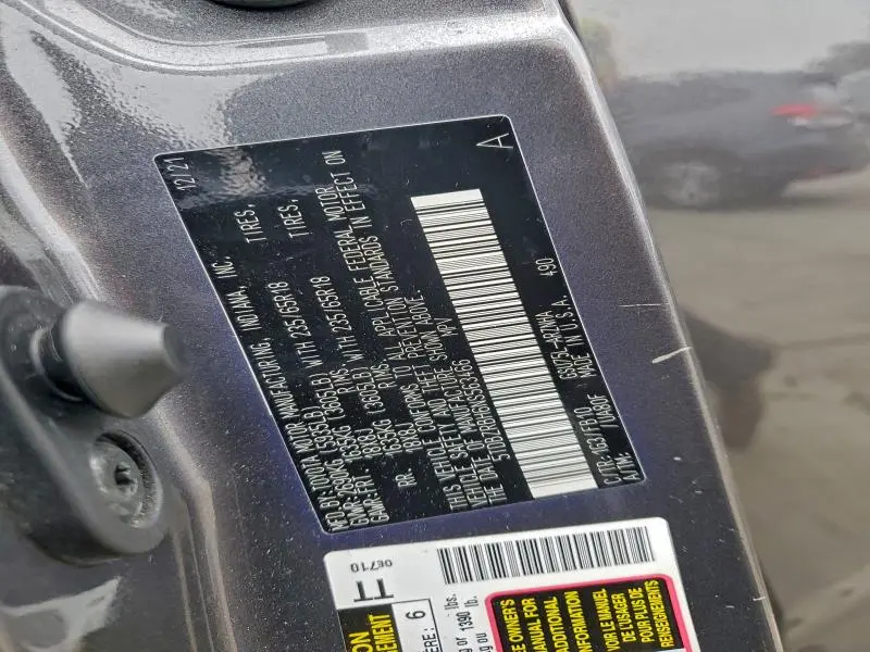 2022 TOYOTA HIGHLANDER L  