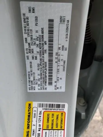 2023 FORD BRONCO BASE  