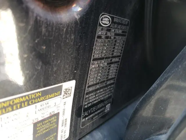 2021 LAND ROVER RANGE ROVER VELAR R-DYNAMIC S  