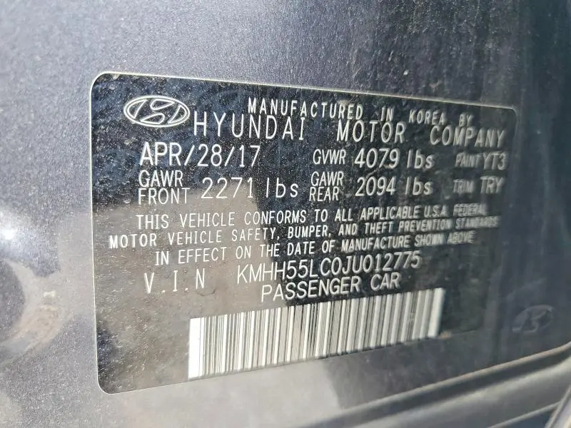 2018 HYUNDAI ELANTRA GT SPORT  
