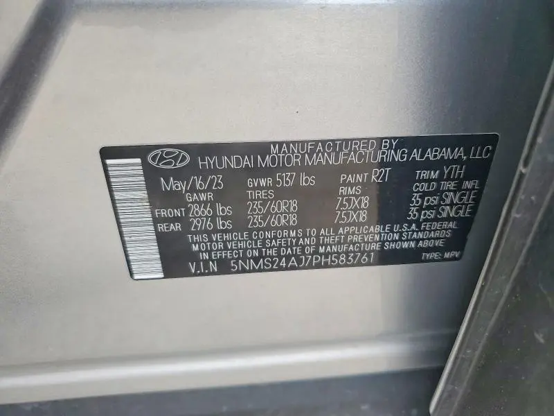 2023 HYUNDAI SANTA FE SEL  